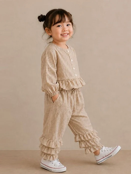 Frill Cardigan Set Frill Cardigan Set by Stella & K for Child - catalog view