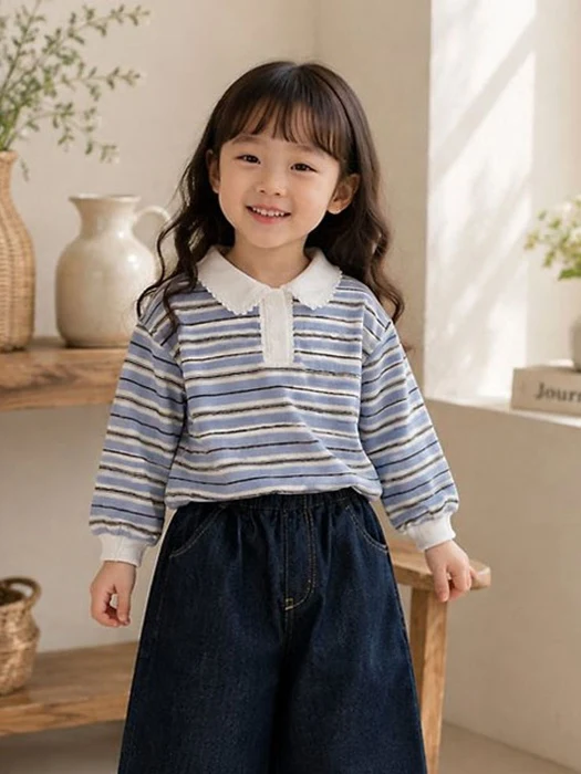 Le Lavo Collar Tee by Stella & K for Child - catalog view