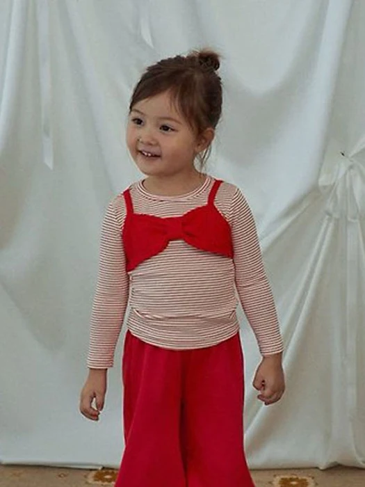 Ribbon Bustier Tee Ribbon Bustier Tee by Petit & Petit for Child - catalog view