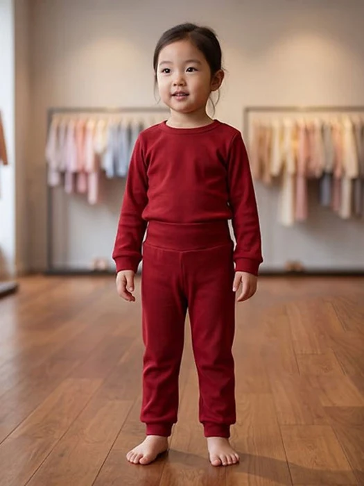 Tencel Wool Ribbed Loungewear Set Tencel Wool Ribbed Loungewear Set by Zizibe for Baby - catalog view