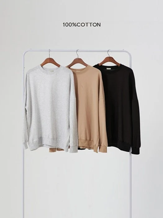 Adult Overfit Sweatshirt Adult Overfit Sweatshirt by 100 Cotton for Mom + child - catalog view