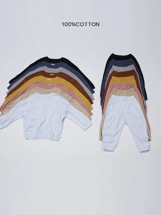 Soft Kindergarten Top & Bottom Set by 100 Cotton for Child - catalog view