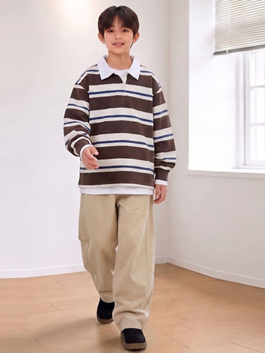 Curve Cutout Cotton Pants Curve Cutout Cotton Pants by Able# for Child - catalog view