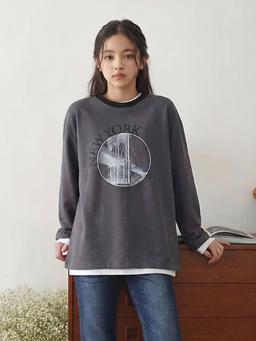 New York City Ringer Tee New York City Ringer Tee by Able# for Child - catalog view