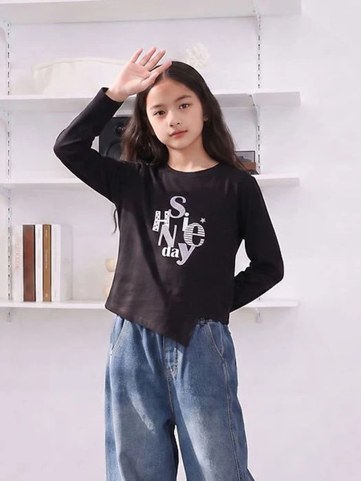 Shine Day Asymmetric Tee Shine Day Asymmetric Tee by Able# for Child - catalog view