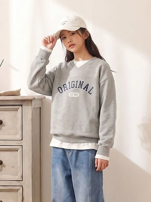 V-Neck Sweatshirt V-Neck Sweatshirt by Able# for Child - catalog view