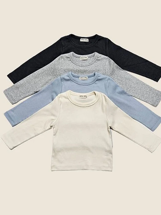 Fine Rib Tee Fine Rib Tee by Applemint for Child - catalog view
