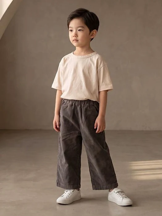 Rosi Stretch Ribbed Pants Rosi Stretch Ribbed Pants by Zizibe for Baby - catalog view