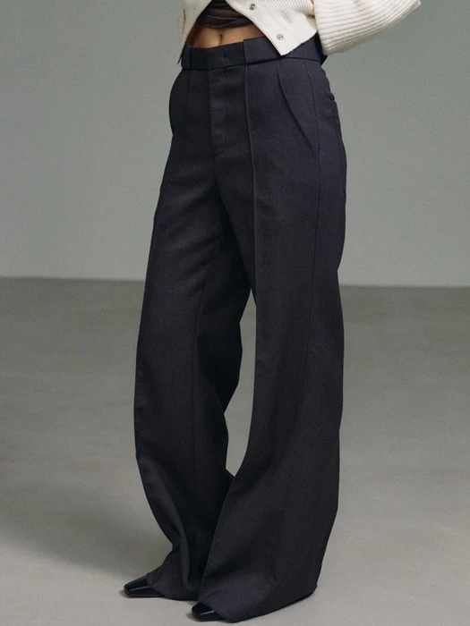 Ring Pocket Pintuck Straight Slacks Ring Pocket Pintuck Straight Slacks by Understanding for Women - catalog view