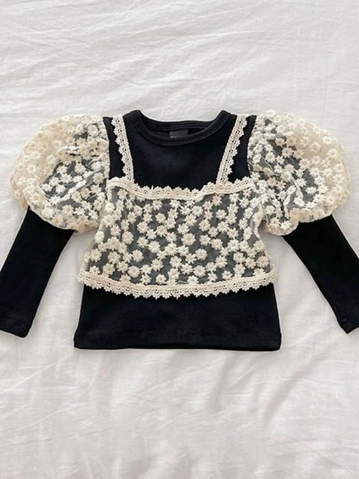 Embroidered Bustier Tee Embroidered Bustier Tee by Petit & Petit for Child - catalog view