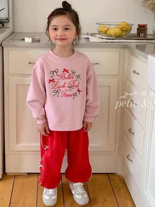 Line Ribbon Jogger Pants Line Ribbon Jogger Pants by Petit & Petit for Child - catalog view