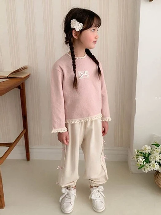 Double Lace Jogger Pants Double Lace Jogger Pants by Petit & Petit for Child - catalog view