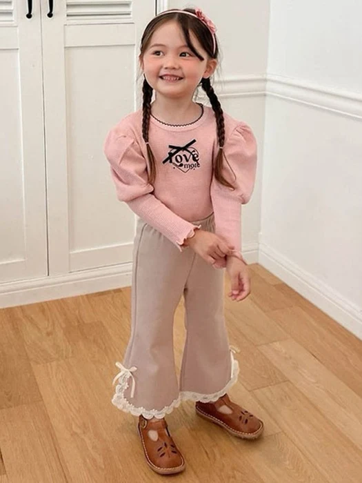 Sally Lace Flare Pants Sally Lace Flare Pants by Petit & Petit for Child - catalog view