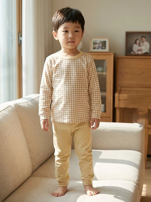 Check Loungewear Set Check Loungewear Set by Zizibe for Baby - catalog view