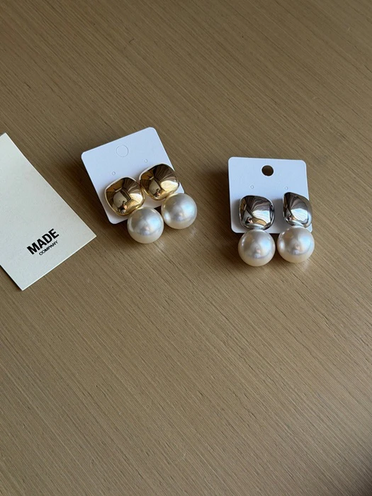 Square Pearl Earring Square Pearl Earring by Made for Women - catalog view