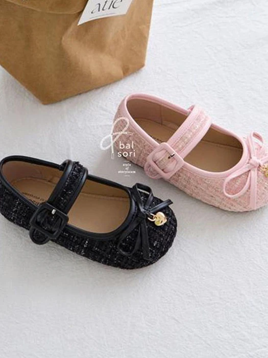 Tweed Buckle Flats by Babyzzam for Child - catalog view