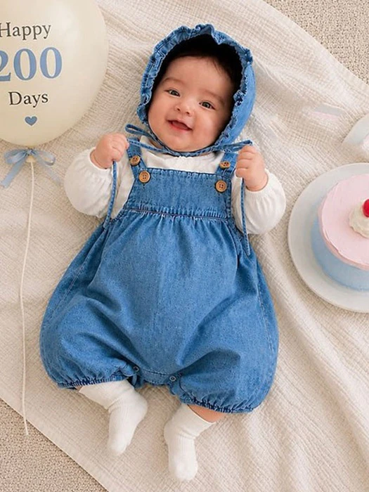 Baby Denim Suit Baby Denim Suit by Oh lavie for Baby - catalog view