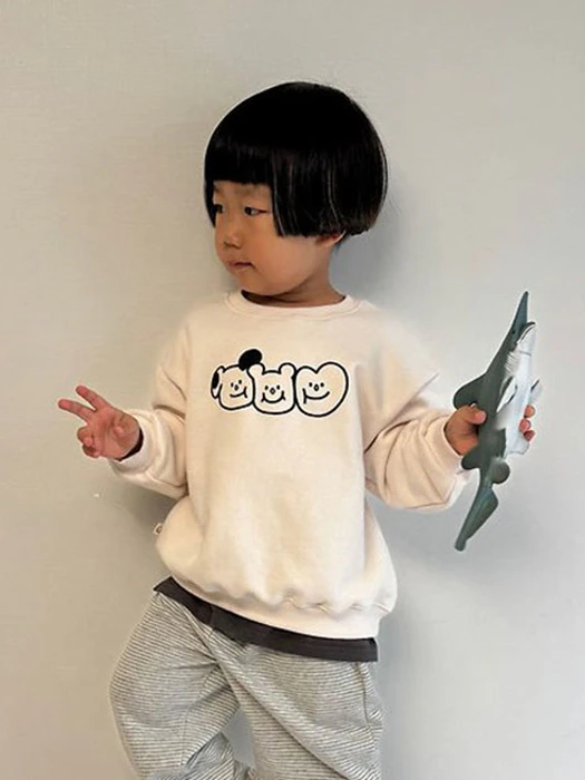 Triple Buddy Layered Sweatshirt by Oh lavie for Child - catalog view
