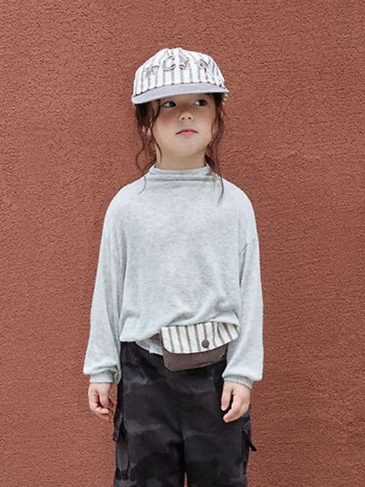 Drape Mock Neck Tee Drape Mock Neck Tee by Coycoya for Child - catalog view