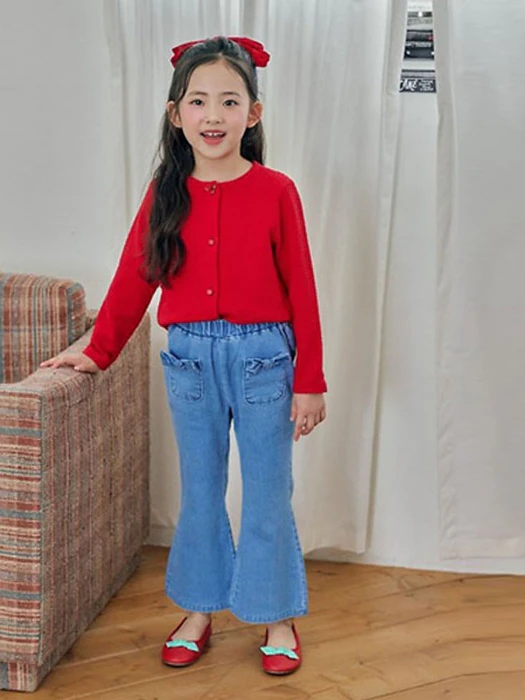 Ribbon Pocket Flare Pants Ribbon Pocket Flare Pants by Bbb for Child - catalog view