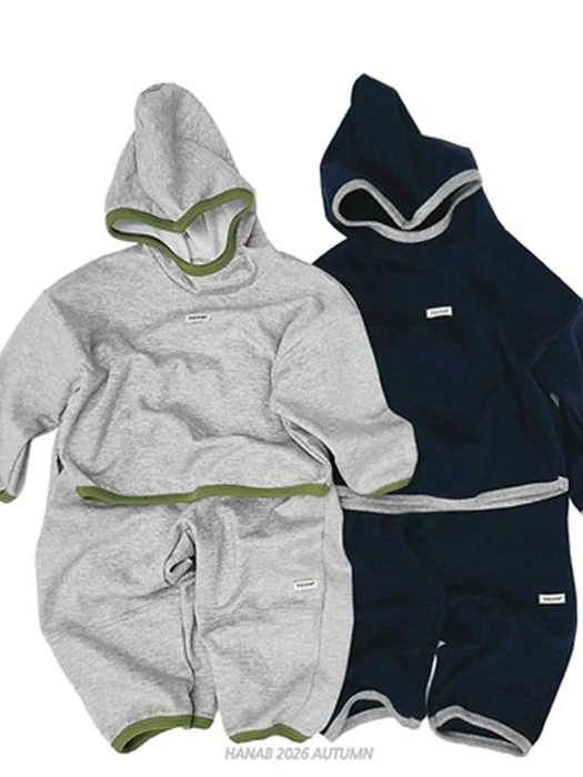 Line Point Hooded Set Line Point Hooded Set by Hanab for Child - catalog view
