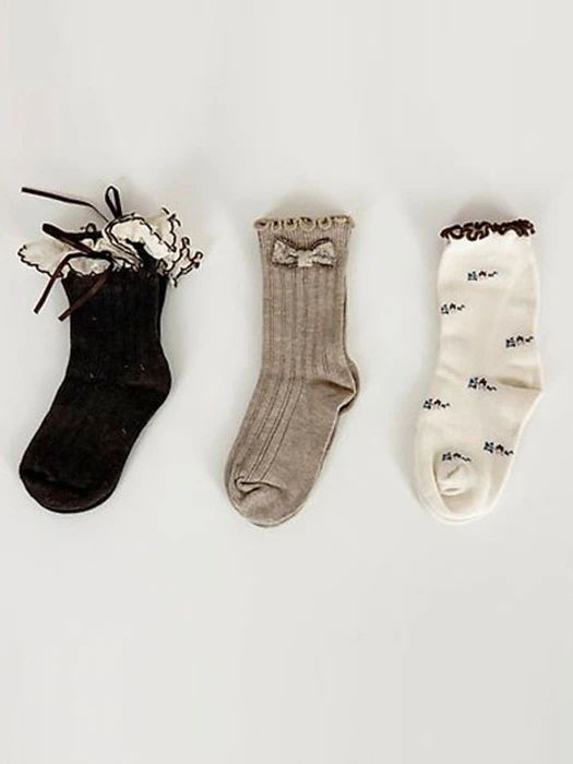Black Frill Socks Set Black Frill Socks Set by V Bunny for Child - catalog view