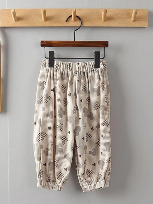 Bear Face Jogger Pants Bear Face Jogger Pants by Jierang for Child - catalog view