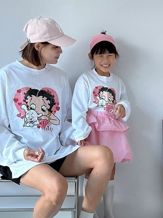 Love Betty Boop Tee Love Betty Boop Tee by Little Rabbit for Child - catalog view