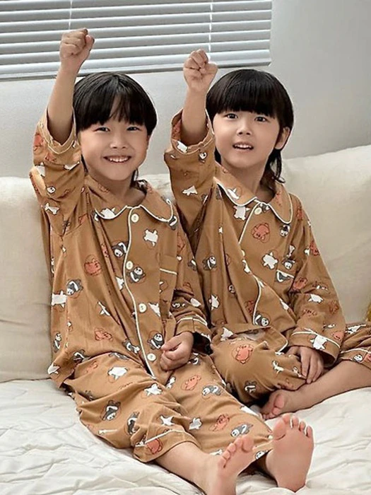 Heart Bear Sleepwear (mom & dad) Heart Bear Sleepwear (mom & dad) by Little Rabbit for Mom + child - catalog view