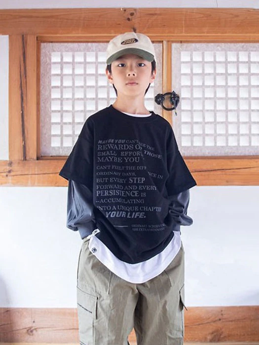Color Block Layered Tee Color Block Layered Tee by Ame for Child - catalog view