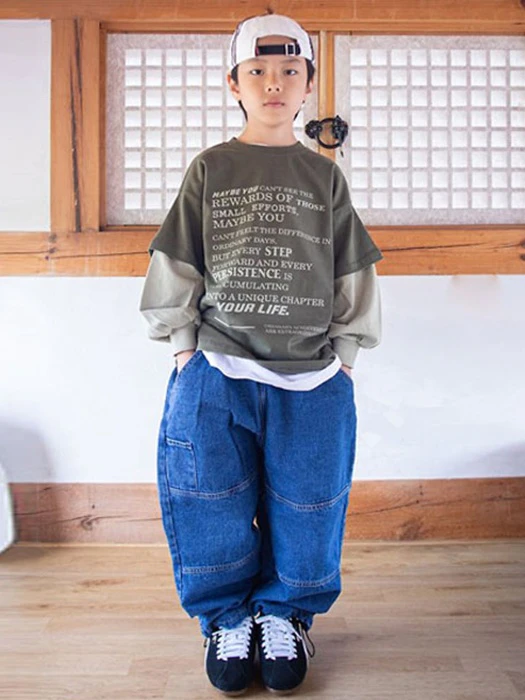 Mini Pocket Denim Pants Mini Pocket Denim Pants by Ame for Child - catalog view