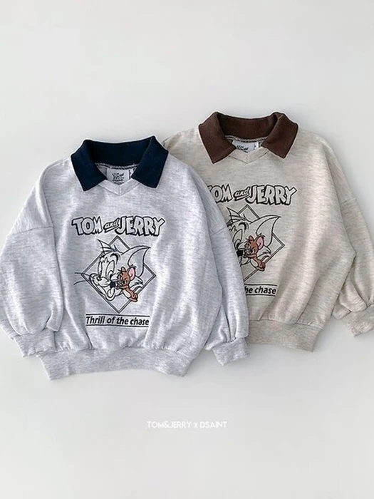 Collar T and J Sweatshirt Collar T and J Sweatshirt by Dsaint for Child - catalog view