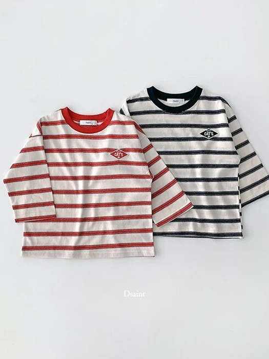 Cats Striped Tee by Dsaint for Child - catalog view
