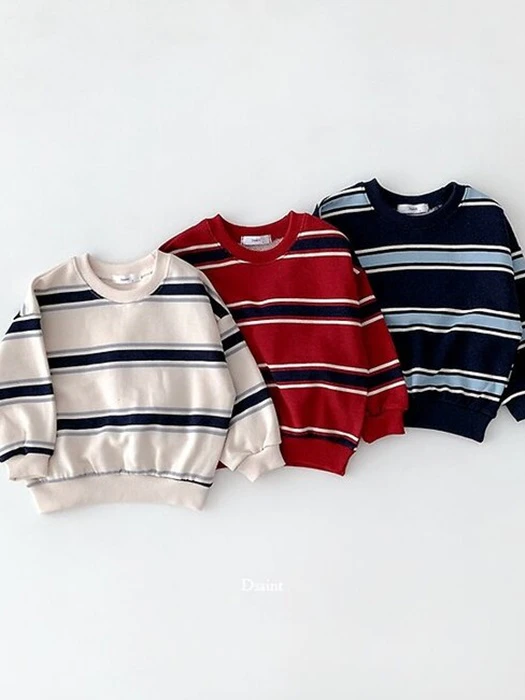 Spaced Striped Sweatshirt Spaced Striped Sweatshirt by Dsaint for Child - catalog view