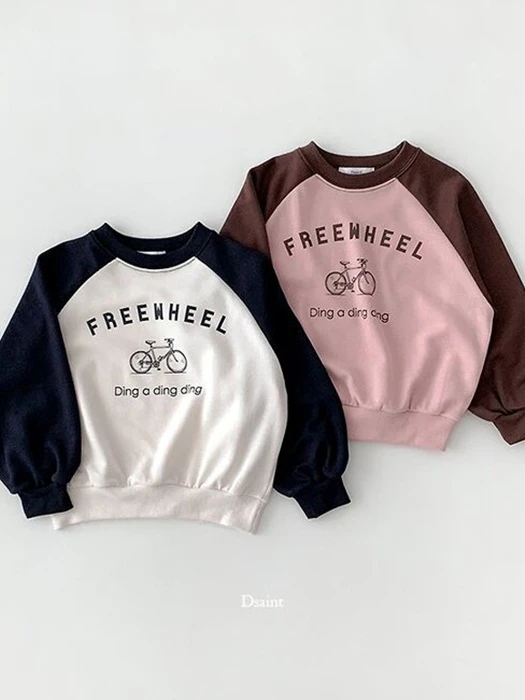 Ding Ding Bicycle Sweatshirt Ding Ding Bicycle Sweatshirt by Dsaint for Child - catalog view