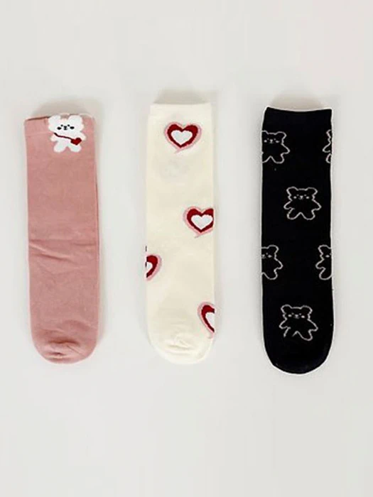 Momo Heart Socks Set Momo Heart Socks Set by V Bunny for Child - catalog view