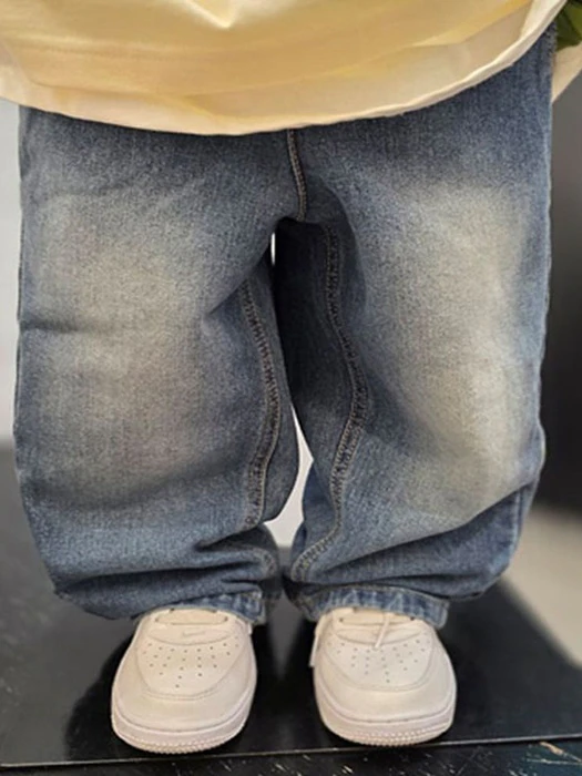 Washed Denim Pants Washed Denim Pants by Decide Kids for Child - catalog view