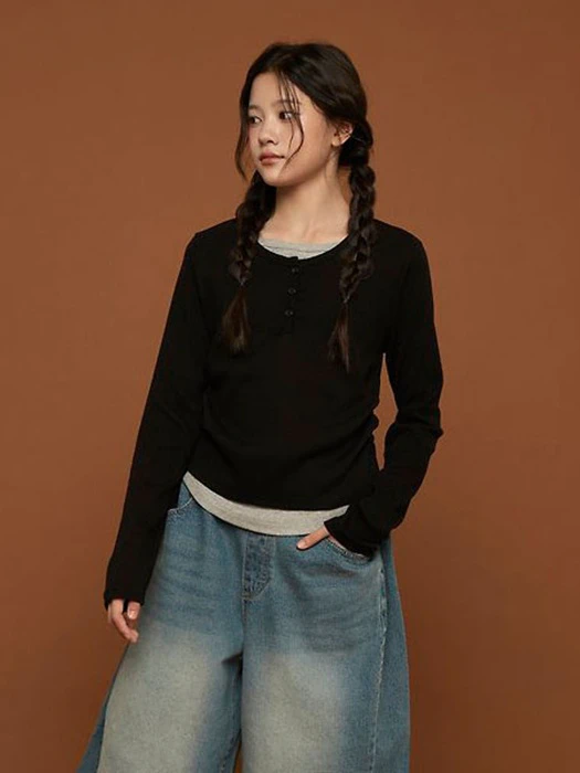 Ribbed Layered Tee Ribbed Layered Tee by Seventeen for Child - catalog view