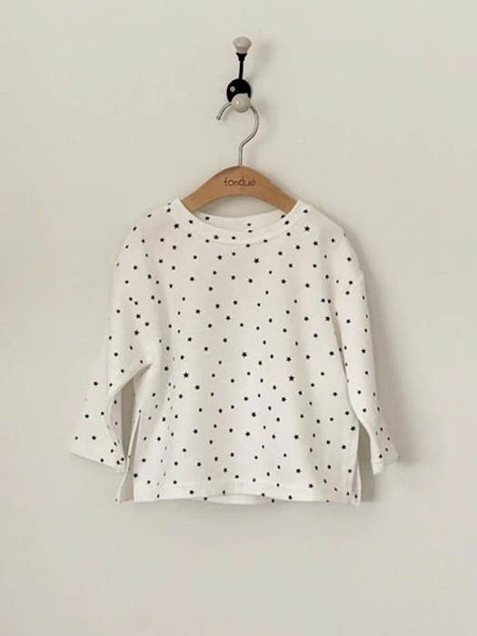Shooting Star Slit Tee Shooting Star Slit Tee by Fondue for Child - catalog view