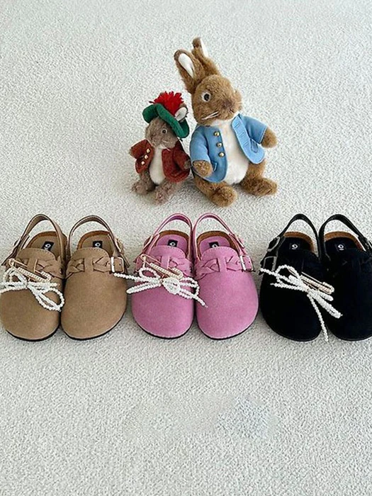 Madison Suede Slides (Detachable Charm) Madison Suede Slides (Detachable Charm) by Namoo & Kids for Child - catalog view