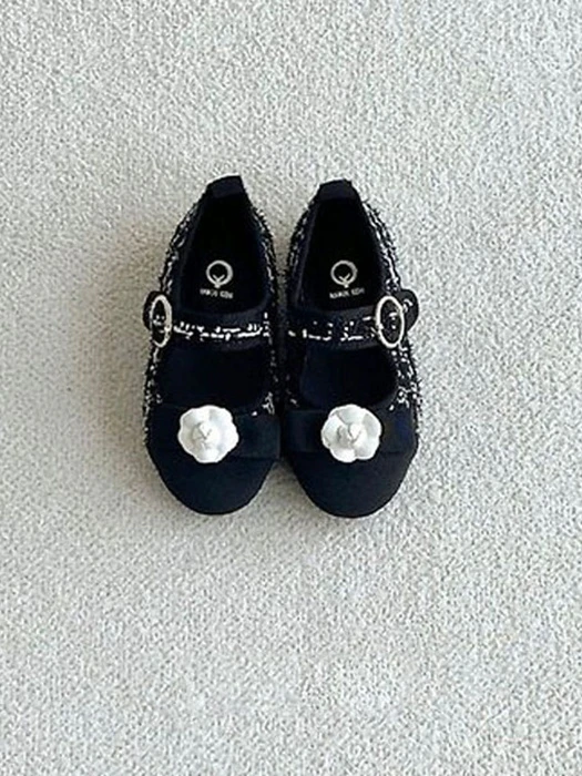 Black Rice Tweed Mary Jane Black Rice Tweed Mary Jane by Namoo & Kids for Child - catalog view