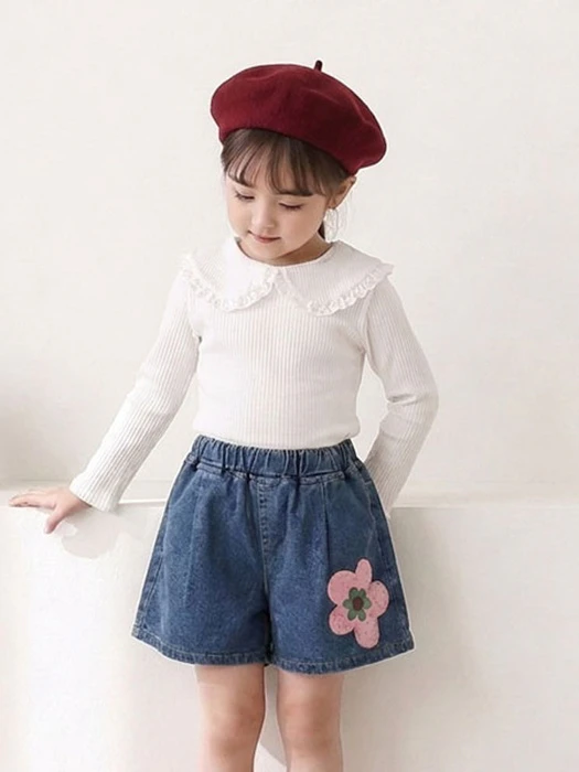 Lace Collar Tee Lace Collar Tee by Orange Mom for Child - catalog view