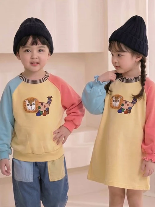 Boucle Lion Tee Boucle Lion Tee by Orange Mom for Child - catalog view