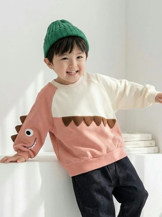 Boucle Dinosaur Tee Boucle Dinosaur Tee by Orange Mom for Child - catalog view