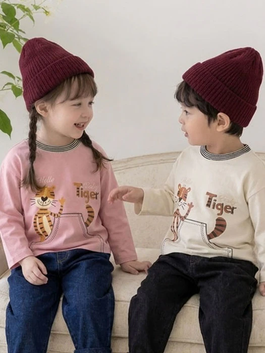 Kangaroo Pocket Tee Kangaroo Pocket Tee by Orange Mom for Child - catalog view
