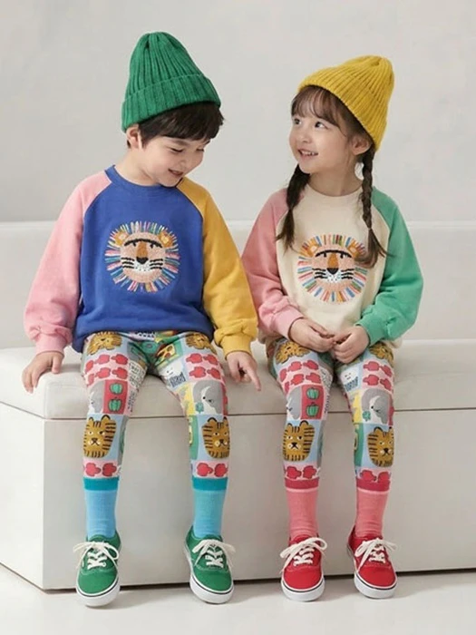 Printed Tight Pants Printed Tight Pants by Orange Mom for Child - catalog view