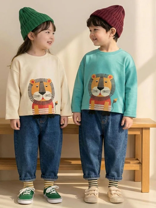 Cutline Stretch Baggy Pants Cutline Stretch Baggy Pants by Orange Mom for Child - catalog view