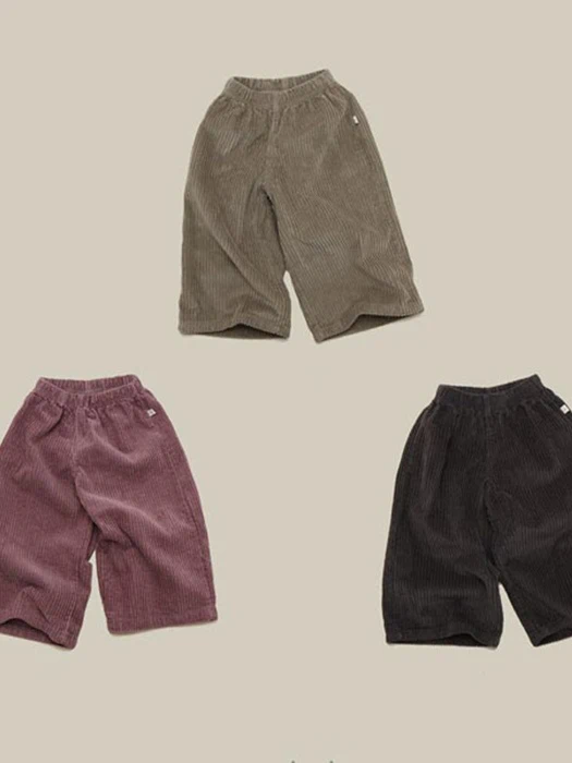 Corduroy Wide Pants Corduroy Wide Pants by Melmel for Baby - catalog view