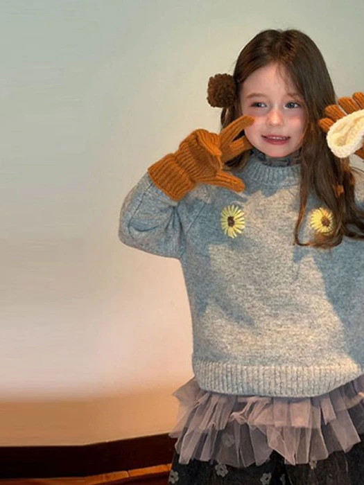 Yellow Daisy Knit Yellow Daisy Knit by Ante J for Child - catalog view