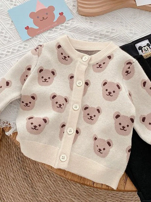 Smile Bear Cardigan by Ante J for Baby - catalog view
